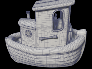 toon tugboat 3D Модель