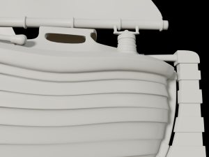 toon yacht 3Dモデル