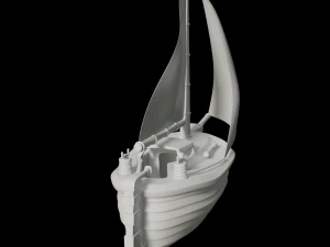toon yacht 3D Model
