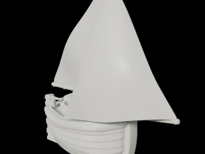 toon yacht 3D Model