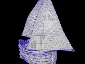 toon yacht 3D Model
