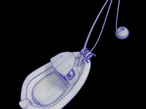 toon fishing boat 3D Model