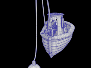 toon fishing boat 3D Model