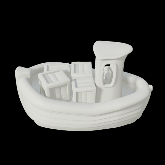 toon cargo boat 3D Model .c4d .max .obj .3ds .fbx .stl .blend 