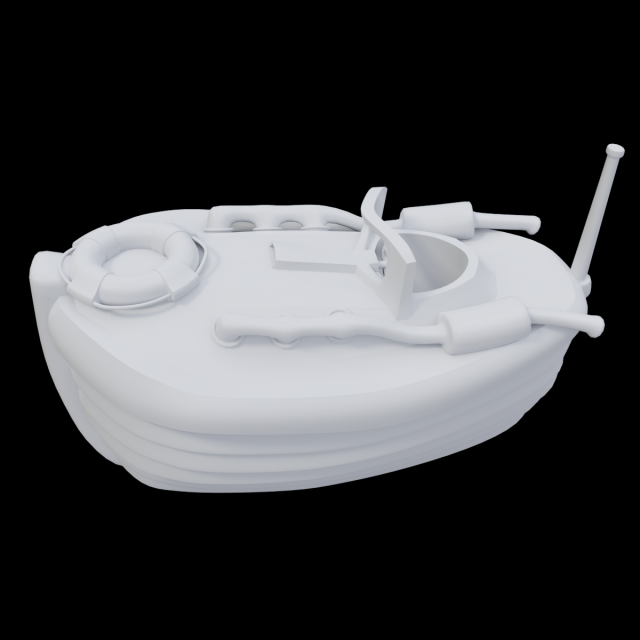 toon speedboat Model 3D .c4d .max .obj .3ds .fbx .stl .blend 