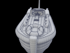 toon speedboat Model 3D