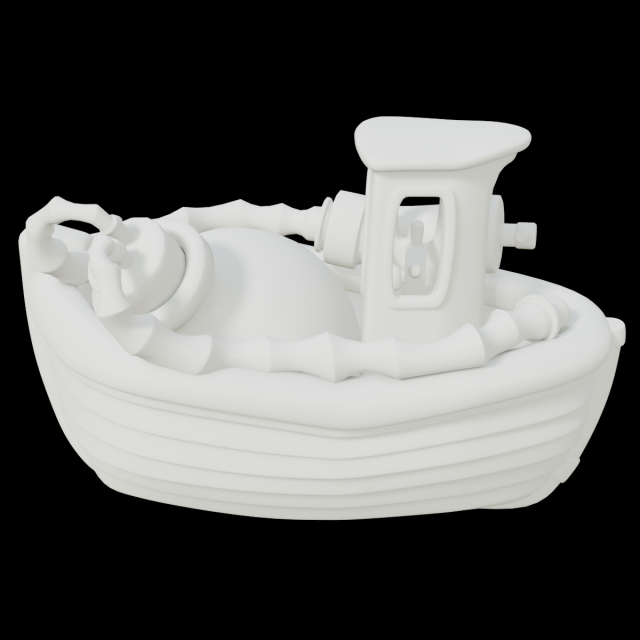 toon tanker 3Dモデル .c4d .max .obj .3ds .fbx .stl .blend