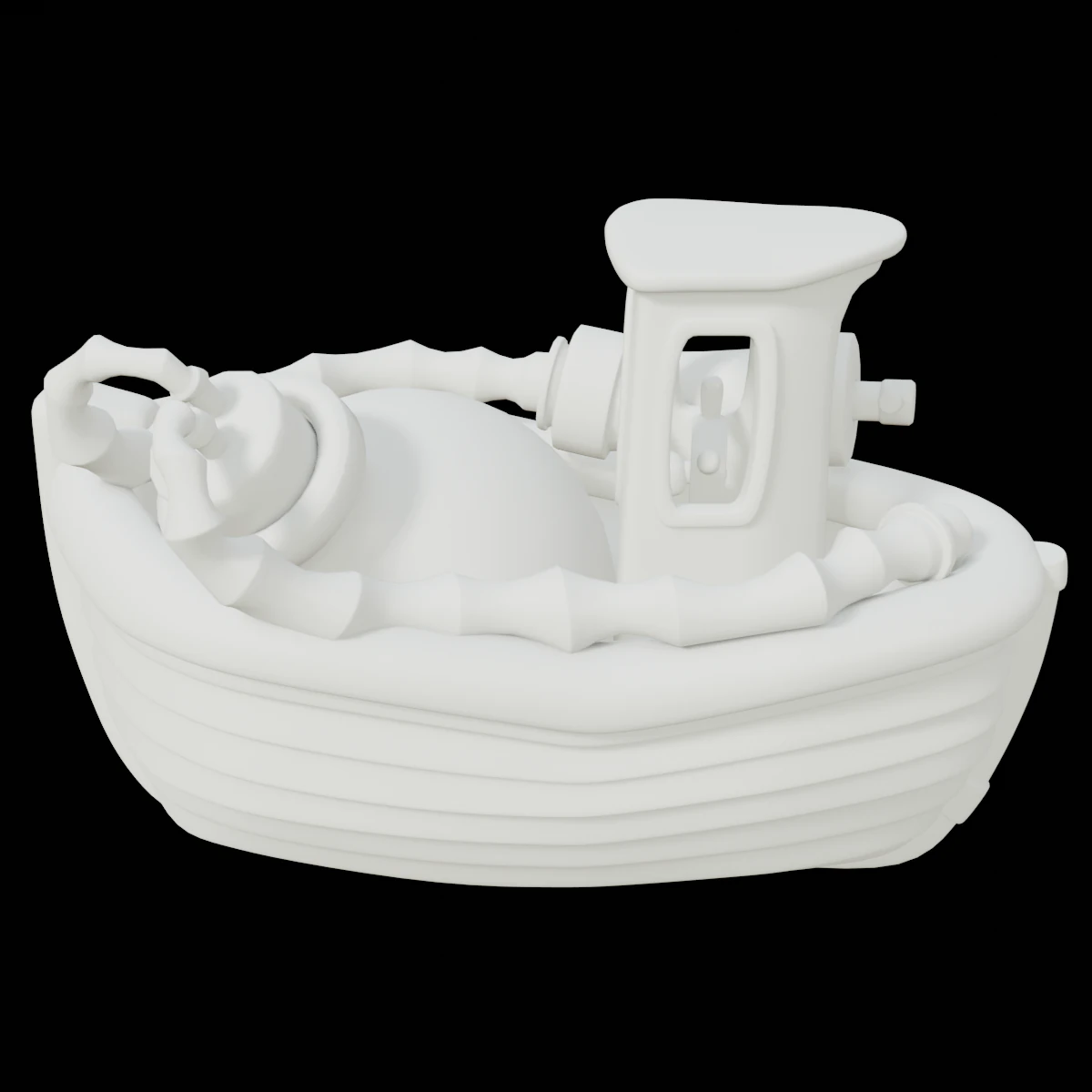 toon tanker 3D Model .c4d .max .obj .3ds .fbx .stl .blend 