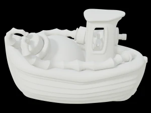 nave cisterna Modello 3D