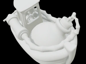 toon tanker 3D Model