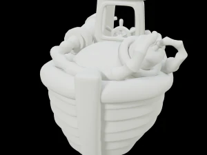 toon tanker 3D Model