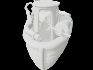 toon tanker 3D Model