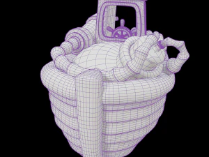 toon tanker 3D Model