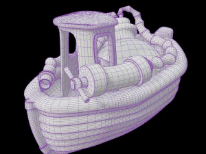 toon tanker 3D Model