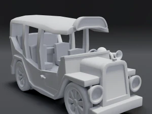 autobus dei cartoni animati Modello 3D