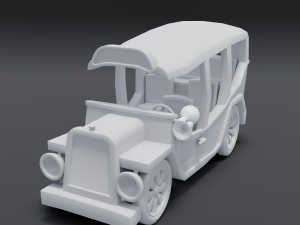 cartoon bus Modèle 3D