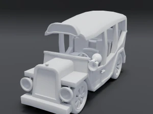 cartoon bus 3D Model