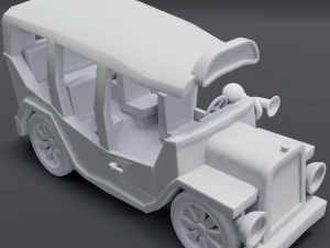 cartoon bus 3D Model
