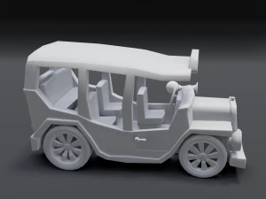 cartoon bus 3D Model