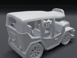 cartoon bus Modèle 3D
