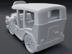 cartoon bus Modèle 3D
