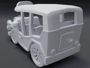 cartoon bus 3D Model