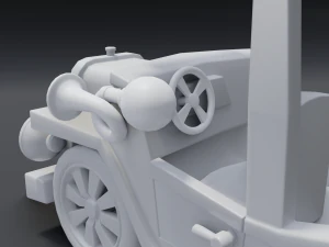 cartoon bus 3D Model
