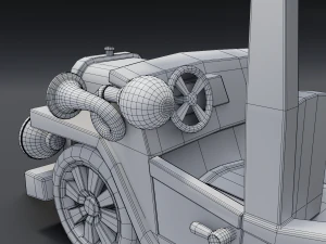 cartoon bus 3D Model