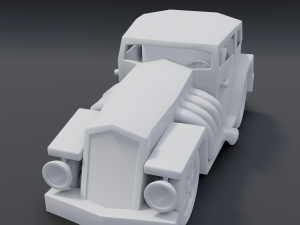 cartoon hotrod 3D Model