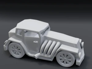 cartoon hotrod 3D Model
