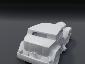 cartoon hotrod 3D Model