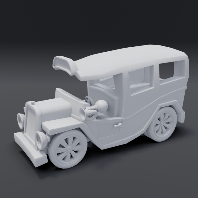 cartoon van Model 3D .c4d .max .obj .3ds .fbx .stl .blend 