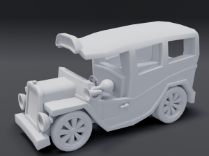 cartoon van Modelo 3D