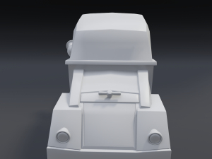 cartoon roadster Model 3D