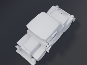 cartoon roadster Model 3D