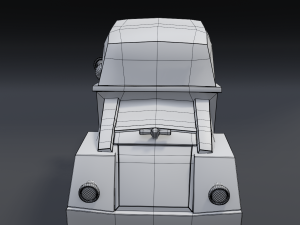 cartoon roadster Model 3D