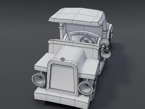 cartoon roadster 3D Model
