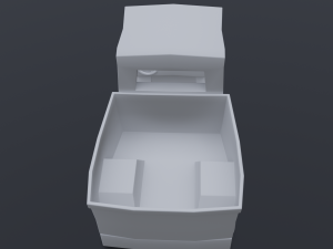 cartoon truck Modelo 3D