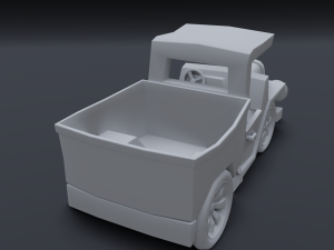 cartoon truck Modelo 3D