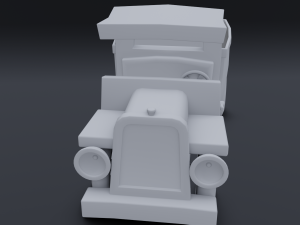 cartoon truck Modelo 3D