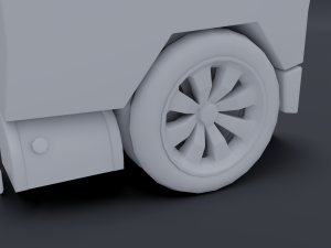 cartoon truck Modelo 3D