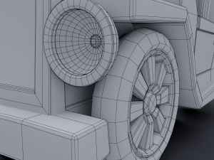 cartoon truck Modelo 3D