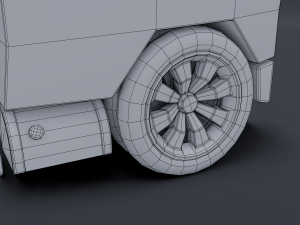 cartoon truck Modelo 3D