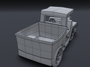 cartoon truck Modelo 3D