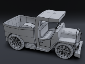 cartoon truck Modelo 3D
