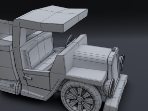 cartoon truck Modelo 3D