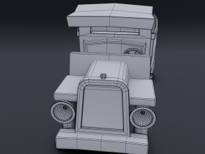 cartoon truck Modelo 3D