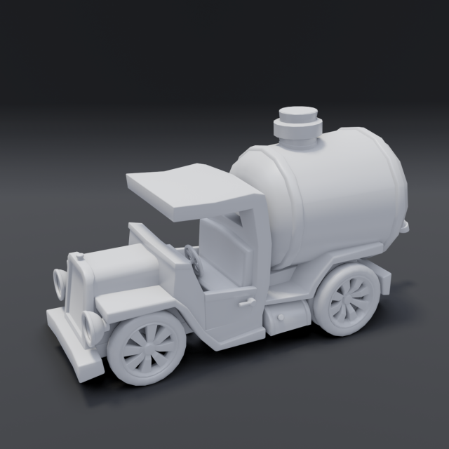 toon tank truck Modèle 3D .c4d .max .obj .3ds .fbx .stl .blend 