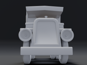 toon box truck 2 3D Model