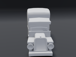 toon box truck 2 3D Model